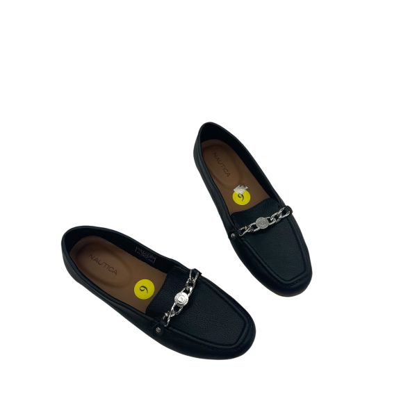 BLACK SHOES FLATS by NAUTICA Size:9 Online Sale