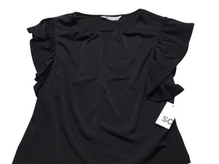 Top Short Sleeve By So In Black, Size: L Discount