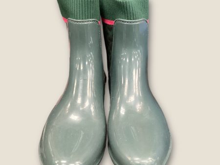 Boots Rain By Coach In Green, Size: 9 Online Sale