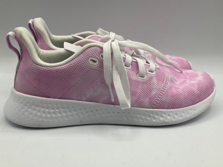 Shoes Athletic By Adidas In Pink, Size: 7 For Discount