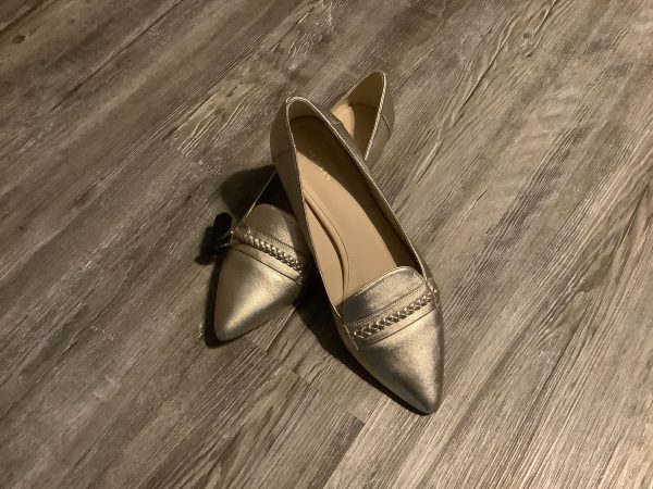 Shoes Heels Block By Cole-haan In Gold, Size: 10.5 Sale