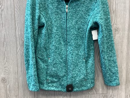 Athletic Jacket By Karen Scott In Teal, Size: S Cheap