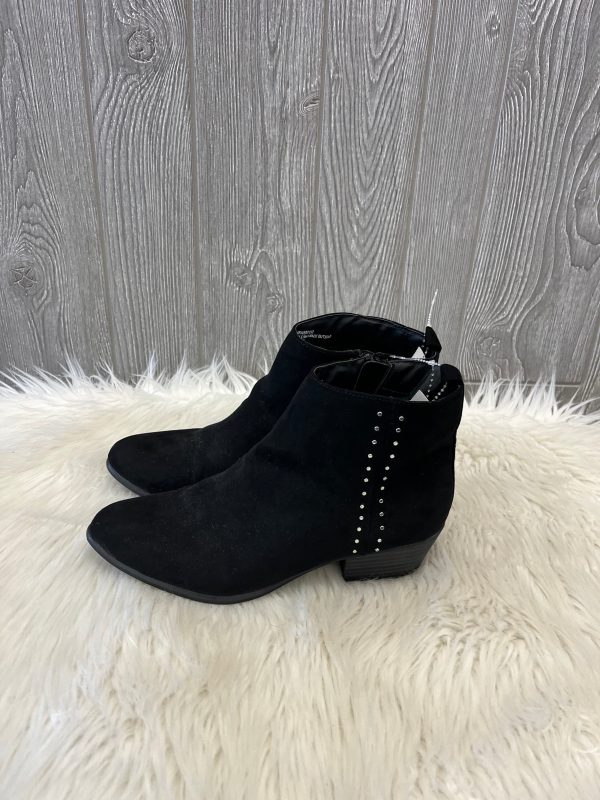 Boots Ankle Heels By Clothes Mentor In Black, Size: 8 Online