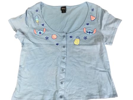 Top Short Sleeve By Disney Store In Blue, Size: Xl Online now