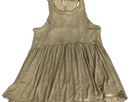 Top Sleeveless By Pol In Brown, Size: M Online