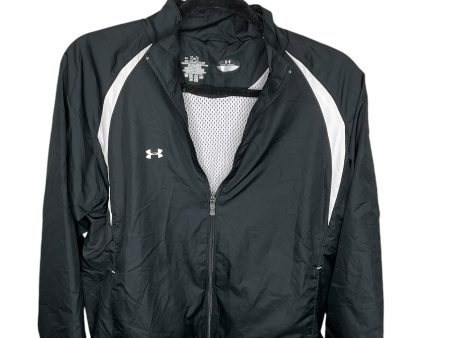 Athletic Jacket By Under Armour In Black, Size: M Discount