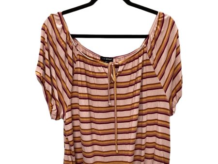 Top Long Sleeve By Lane Bryant In Striped Pattern, Size: L Online Sale