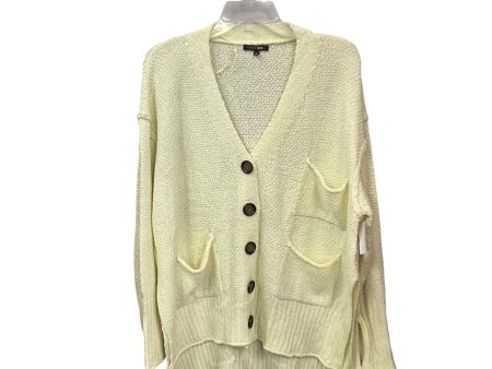 Sweater Cardigan By Papermoon In Yellow, Size: M For Sale