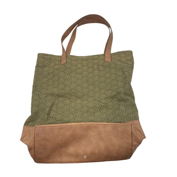 GREEN TOTE by MERONA Size:MEDIUM Hot on Sale