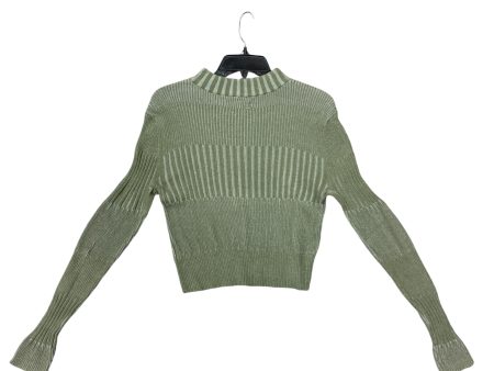 Sweatshirt Collar By American Eagle In Green, Size: L For Cheap