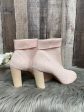 Boots Ankle Heels By Avec Les Filles In Pink, Size: 7.5 on Sale