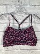 Athletic Bra By Lululemon In Black & Pink, Size: L For Sale