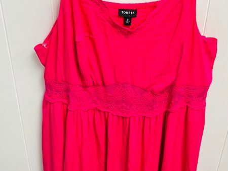 Dress Casual Maxi By Torrid In Pink, Size: 2x For Discount