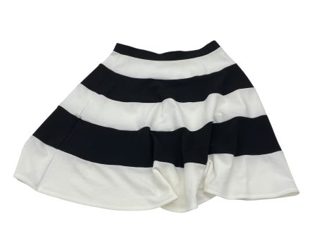 BLACK & WHITE SKIRT MIDI by FAITH AND JOY Size:1X Online