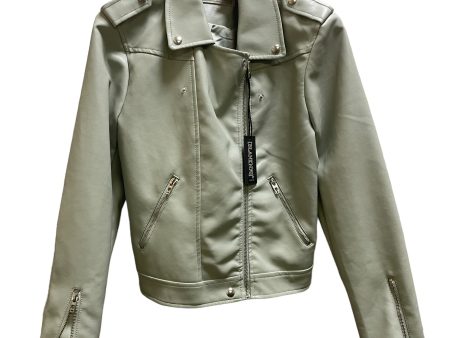 Jacket Moto Leather By Blanknyc In Green, Size: L Cheap