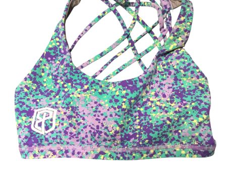 Athletic Bra By Cmc In Blue & Purple, Size: M Online Hot Sale