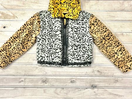 Coat Faux Fur & Sherpa By Olivaceous  Size: M Hot on Sale