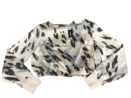 Top Long Sleeve By Express In Animal Print, Size: M Sale