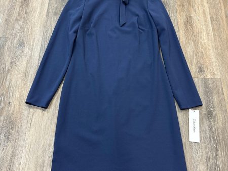 Dress Work By Calvin Klein In Blue, Size: 4 Online now