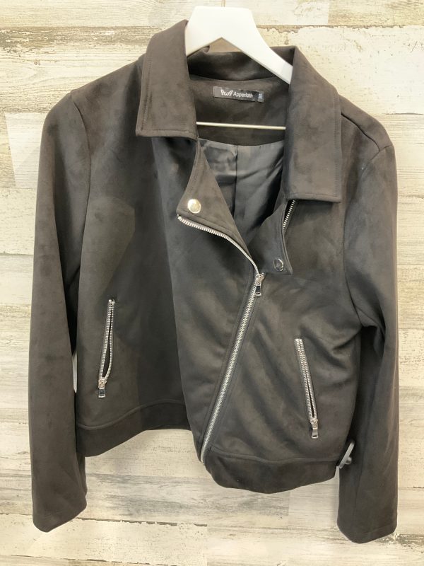 Jacket Moto By Clothes Mentor In Black, Size: Xl Hot on Sale