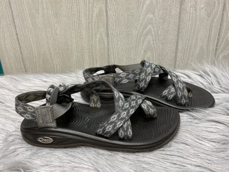 Sandals Sport By Chacos In Grey & White, Size: 7 Hot on Sale