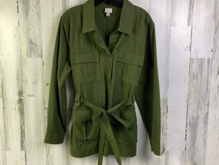 Jacket Utility By A New Day In Green, Size: Xl Hot on Sale