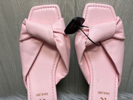 Sandals Flats By Sam And Libby In Pink, Size: 11 Online now