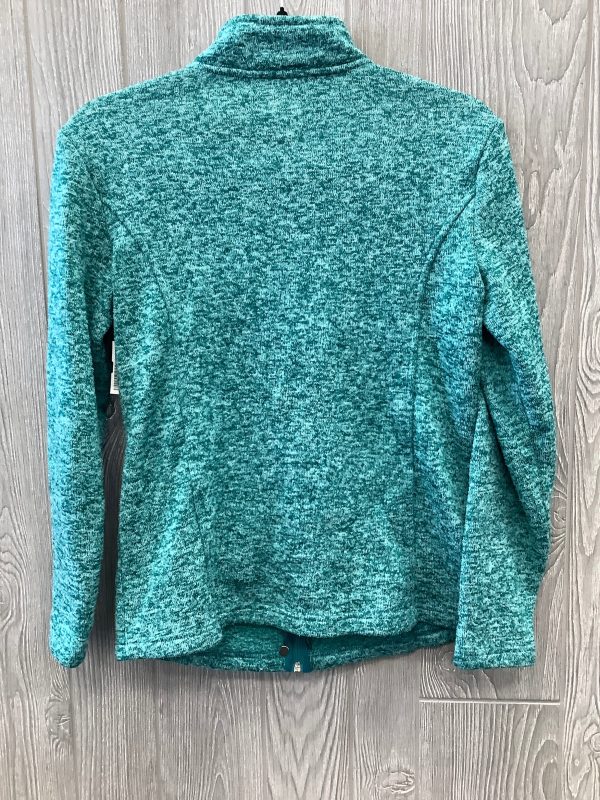 Athletic Jacket By Karen Scott In Teal, Size: S Cheap