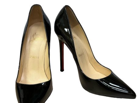 Shoes Luxury Designer By Christian Louboutin In Black, Size: 8.5 For Cheap