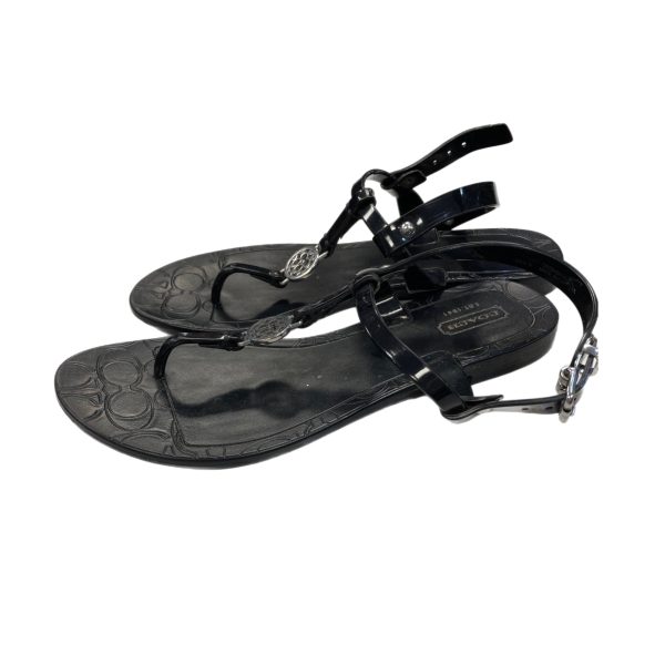 Sandals Flip Flops By Coach  Size: 6 Online Hot Sale