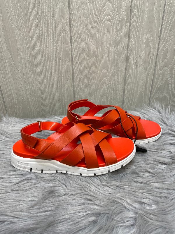 Sandals Flats By Cole-haan In Orange, Size: 8.5 For Sale