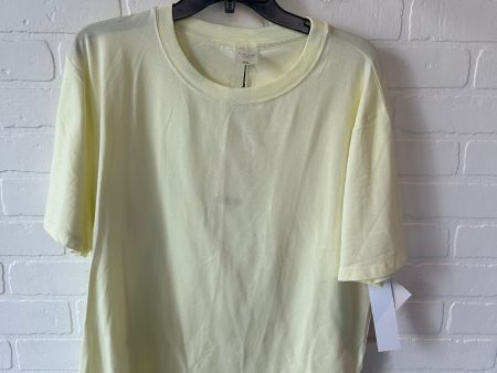 Athletic Top Short Sleeve By Calia In Yellow, Size: Xxl Cheap