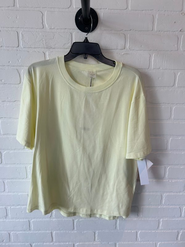 Athletic Top Short Sleeve By Calia In Yellow, Size: Xxl Cheap