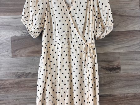 Dress Casual Midi By A New Day In Polkadot Pattern, Size: M For Sale