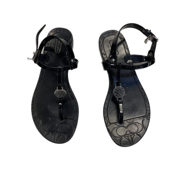 Sandals Flip Flops By Coach  Size: 6 Online Hot Sale