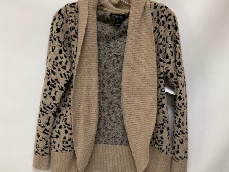 Sweater Cardigan By Rachel Zoe In Animal Print, Size: M For Cheap