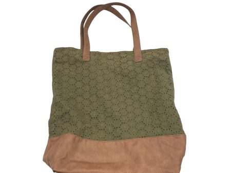 GREEN TOTE by MERONA Size:MEDIUM Hot on Sale