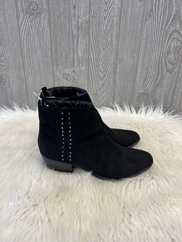 Boots Ankle Heels By Clothes Mentor In Black, Size: 8 Online