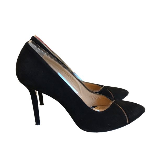 BLACK SHOES DESIGNER by CHARLOTTE OLYMPIA Size:10.5 Sale