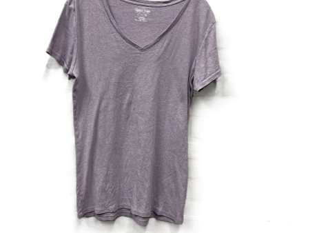 Top Short Sleeve Basic By Kirkland In Purple, Size: Xl Online now