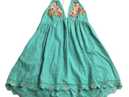 Dress Casual Midi By Free People In Green, Size: Large For Discount