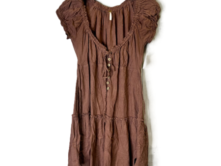 Brown Dress Casual Short By Free People For Discount