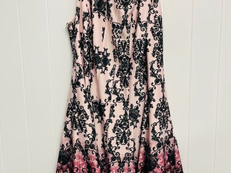 Dress Work By Dannyandnicole In Black & Pink, Size: 18 Supply