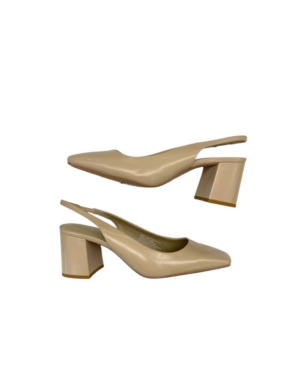 Shoes Heels Block By H&m In Tan, Size: 10 For Cheap