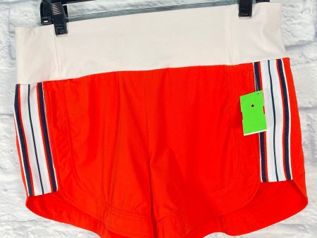 Athletic Shorts By Athleta In Orange, Size: 8 Hot on Sale