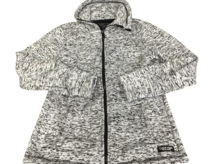 Athletic Jacket By Calvin Klein Performance In Grey, Size: S Online Sale