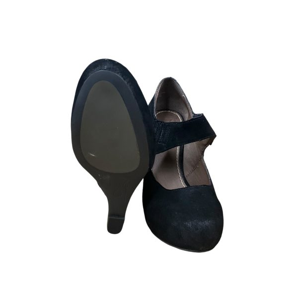 Shoes Heels Wedge By Cma In Black, Size: 8.5 Discount