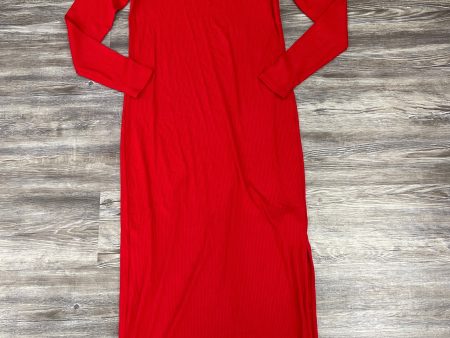 Dress Casual Maxi By Banana Republic In Red, Size: M Online now