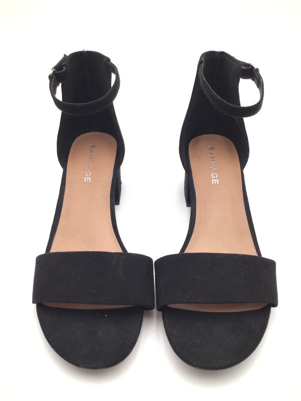 Shoes Heels Block By Rampage In Black, Size: 9.5 on Sale