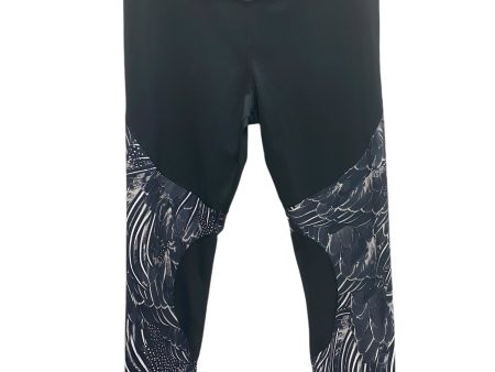 Athletic Leggings By Nike Apparel In Black & Grey, Size: Xl Hot on Sale